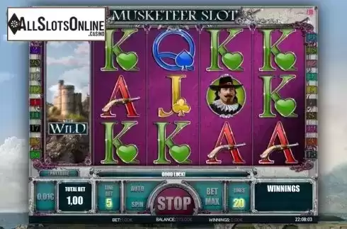 Extended wild. Musketeer Slot from iSoftBet