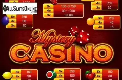 Paytable screen. Mystery Casino from Apollo Games