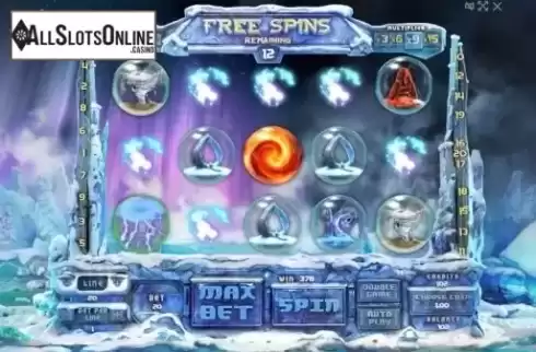 Free Spins screen. Mystery Planet from Evoplay Entertainment