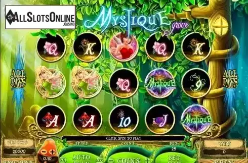 Screen5. Mystique Grove from Microgaming