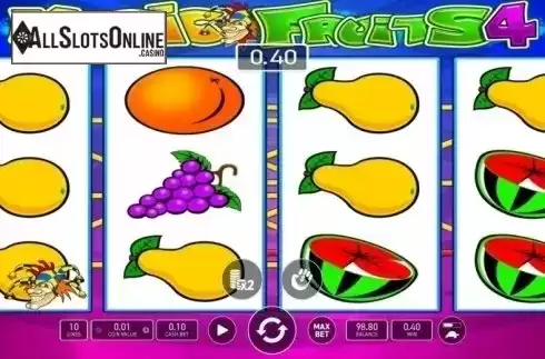 Win Screen. Magic Fruits 4 from Wazdan