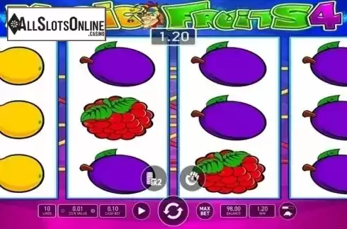 Win Screen. Magic Fruits 4 from Wazdan