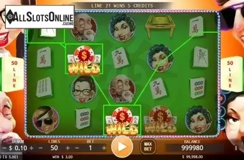 Wild Win screen. Mahjong Master from KA Gaming