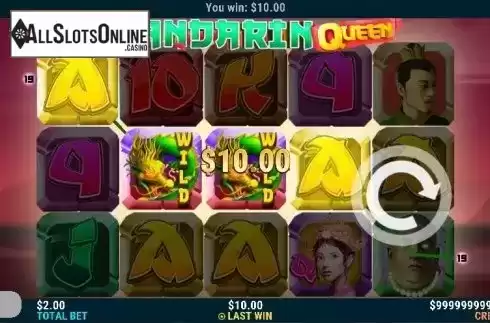 Win Screen 3. Mandarin Queen from Slot Factory