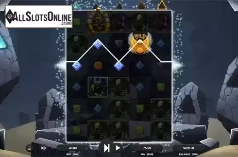 Wild win screen. Maze of Osiris from Relax Gaming