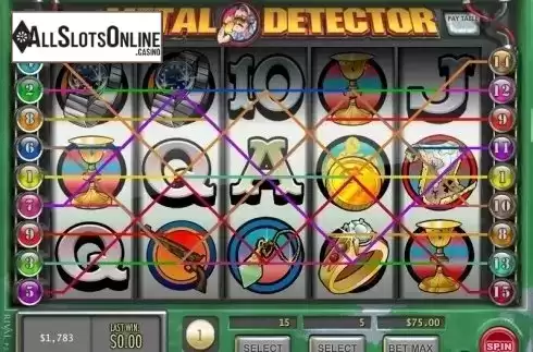 Screen3. Metal Detector from Rival Gaming