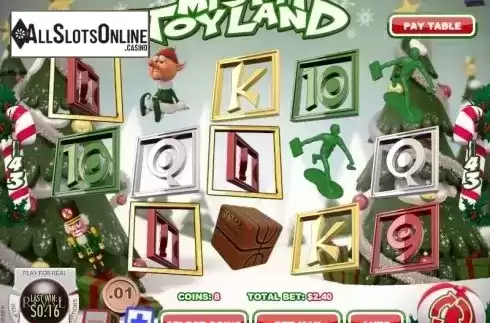 Low Win screen 1. Misfit Toyland from Rival Gaming