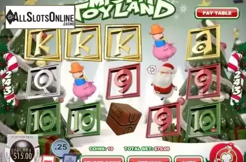 Low Win screen 2. Misfit Toyland from Rival Gaming