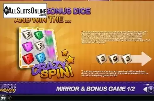Feature. Mirror Jackpot from GAMING1