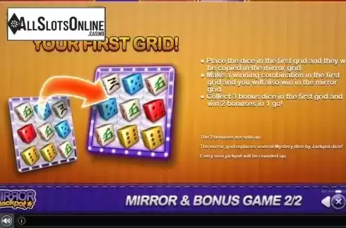 Features 2. Mirror Jackpot from GAMING1
