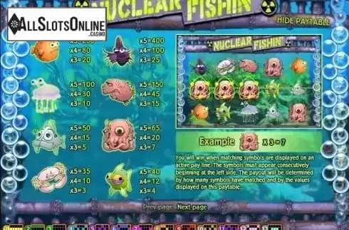 Screen2. Nuclear Fishin' from Rival Gaming