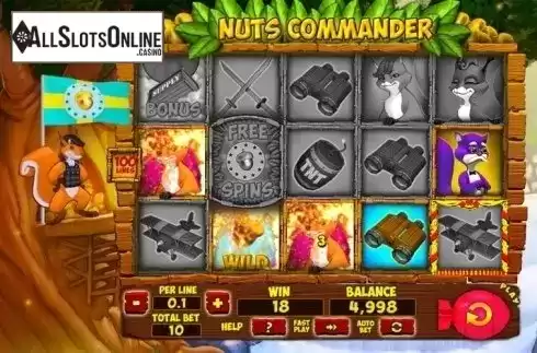 Screen 3. Nuts Commander from Spinomenal