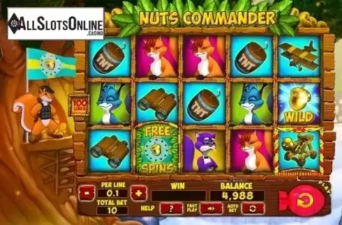Screen 4. Nuts Commander from Spinomenal