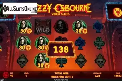 Free Spins 2. Ozzy Osbourne from NetEnt