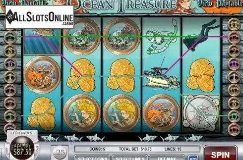 Screen5. Ocean Treasure from Rival Gaming