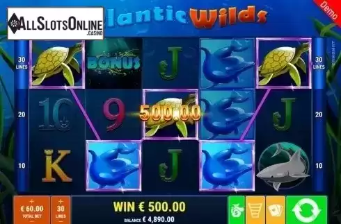 Win Screen 2. Atlantic Wilds from Gamomat