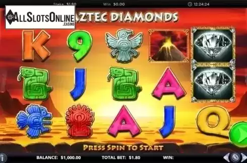 Reel Screen. Aztec Diamonds from GamesLab