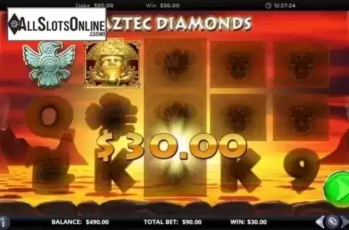 Win Screen. Aztec Diamonds from GamesLab
