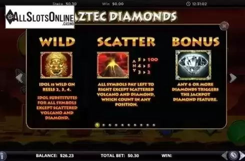 Symbols. Aztec Diamonds from GamesLab