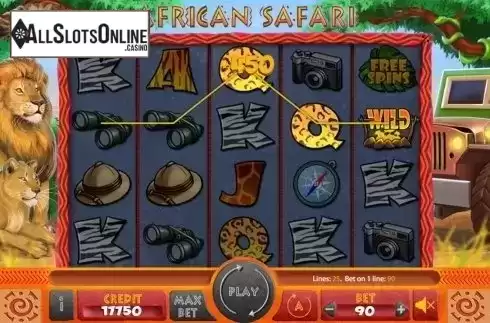 Game workflow . African Safari (X Card) from X Card