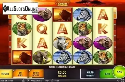 Reel Screen. African Riches from IGT