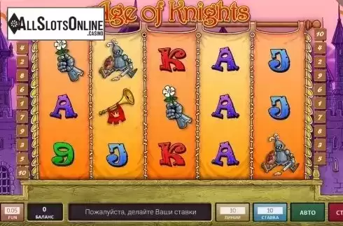 Reel Screen. Age of Knights from InBet Games