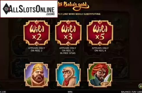 Info 2. Ali Baba's Gold from Leap Gaming