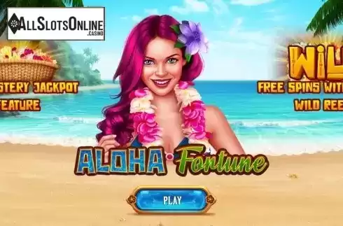 Start Screen. Aloha Fortune from Pariplay