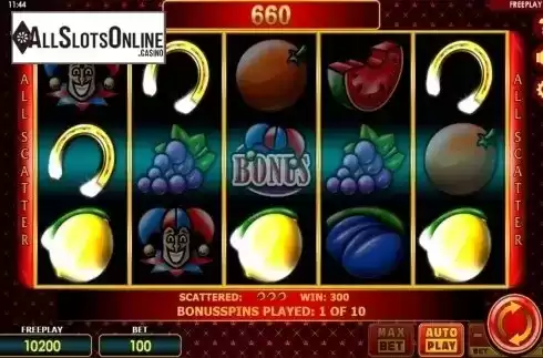 Free spins screen. All Ways Joker from Amatic Industries