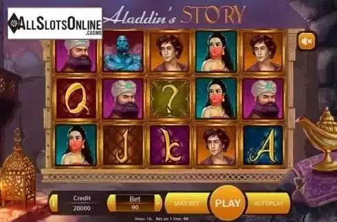 Reels screen. Alladins Story from X Play