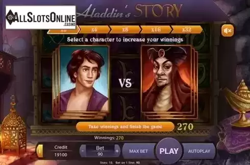 Bonus game . Alladins Story from X Play