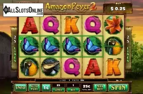Win Screen. Amazon Fever 2 from GMW