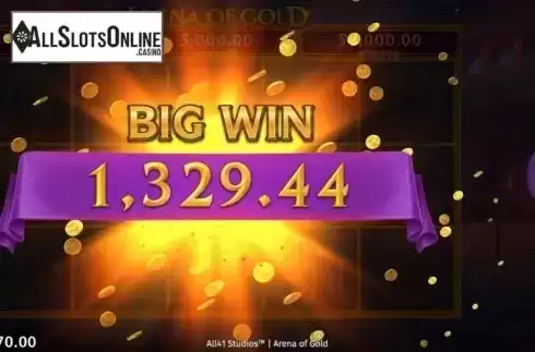 Big Win. Arena of Gold from All41 Studios