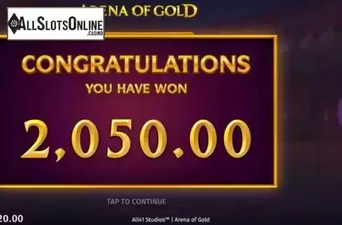 Total Win. Arena of Gold from All41 Studios