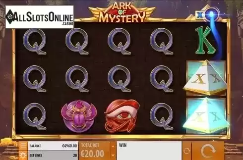 Multiplier win screen 2. Ark Of Mystery from Quickspin