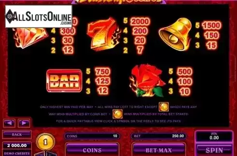 Screen4. Burning Desire from Microgaming
