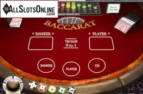 Screen2. Baccarat (Rival) from Rival Gaming