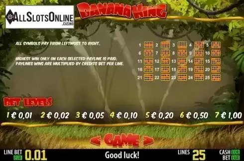Winlines. Banana King HD from World Match