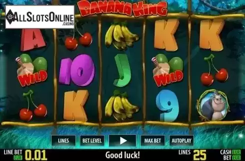 Game reels. Banana King HD from World Match