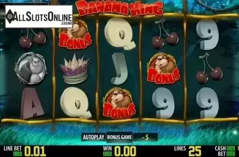Bonusgame win. Banana King HD from World Match
