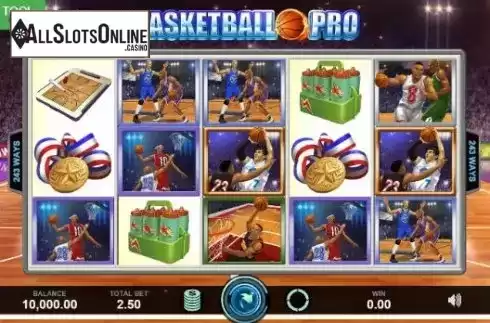 Reel Screen. Basketball Pro from Caleta Gaming