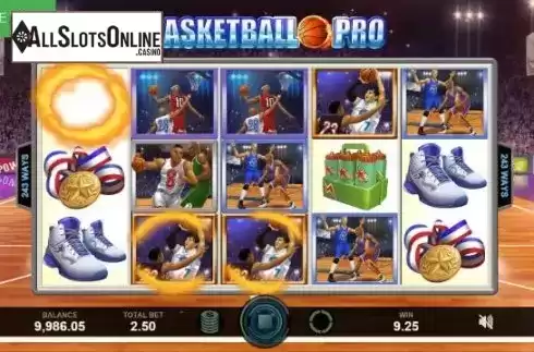 Cash Screen. Basketball Pro from Caleta Gaming