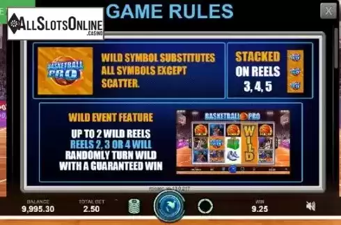 Wild Rules. Basketball Pro from Caleta Gaming