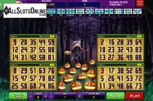 Reel Screen. Bingo Bruxaria from Caleta Gaming