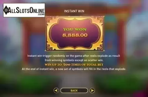 Paytable 4. Blossom Garden from GamePlay