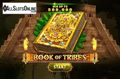 Start Screen. Book Of Tribes from Spinomenal