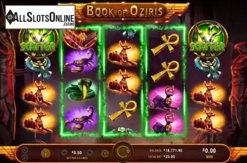 Free Spins 2. Book of Oziris from GameArt