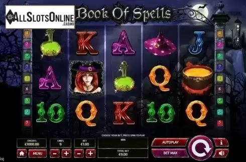 Game Workflow screen. Book of Spells (Tom Horn Gaming) from Tom Horn Gaming