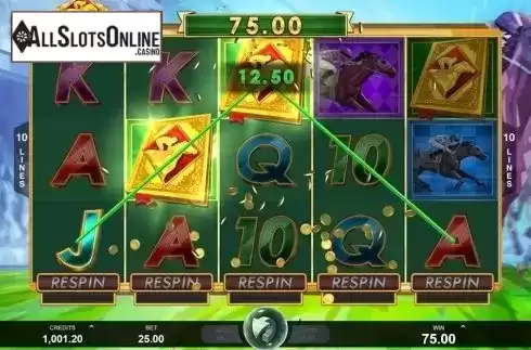 Free spins win screen. Bookie of Odds from Triple Edge Studios