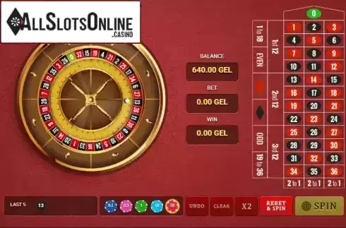 Start Screen. Bonus Roulette (Smartsoft Gaming) from Smartsoft Gaming
